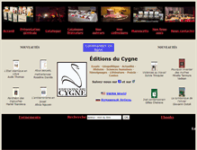 Tablet Screenshot of editionsducygne.com